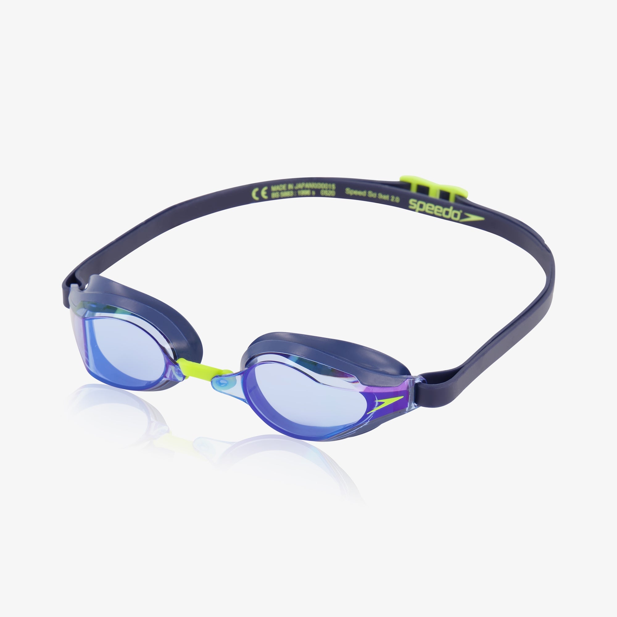 Speed Socket 2.0 Mirrored Goggles Blue/Purple | Speedo USA