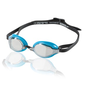 Speed Socket 2.0 Mirrored Goggles Black/Blue - One Size