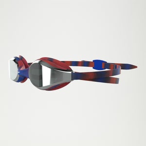 Verspiegelte Hyper Flyer Schwimmbrille Marineblau/Rot/Grau