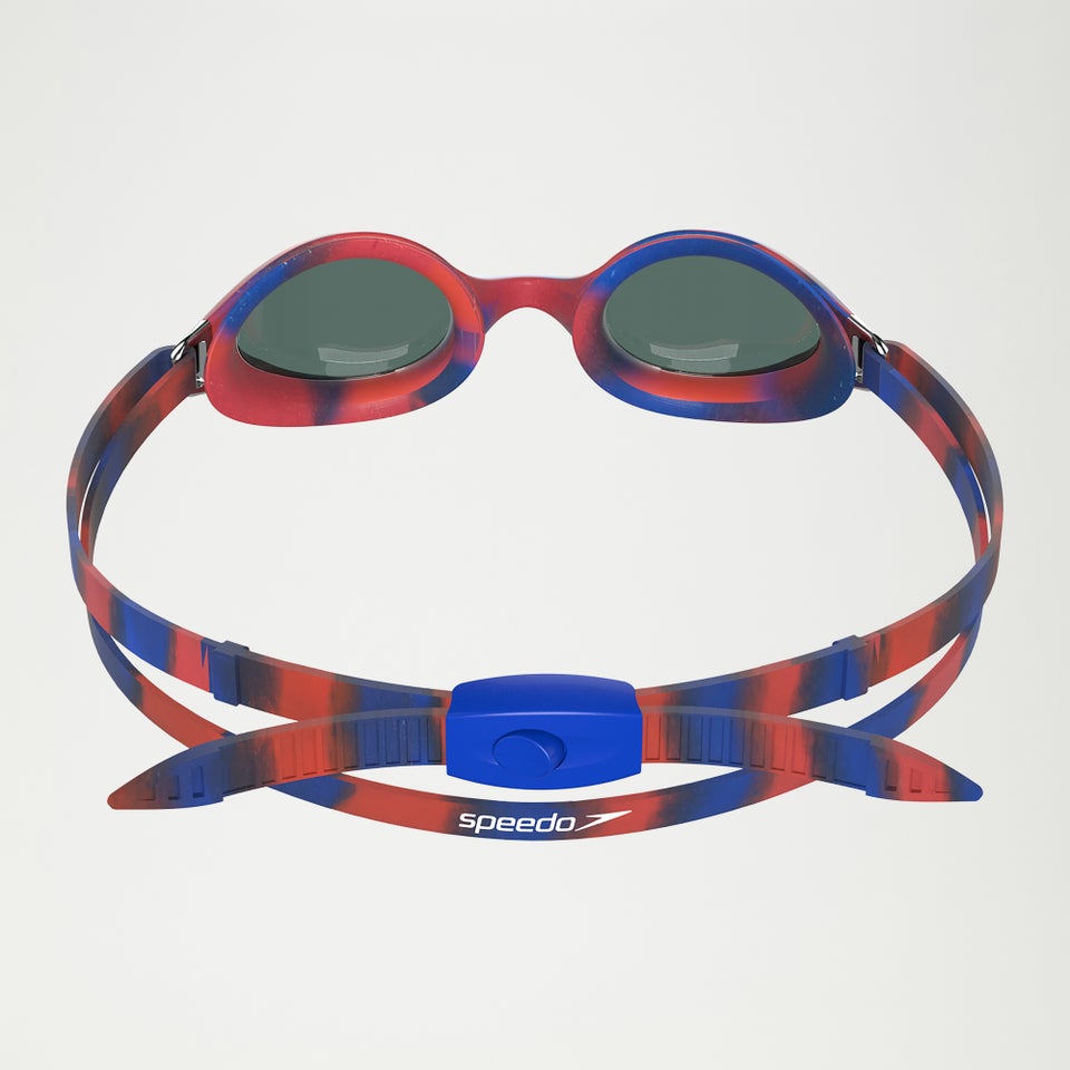 Verspiegelte Hyper Flyer Schwimmbrille Marineblau/Rot/Grau