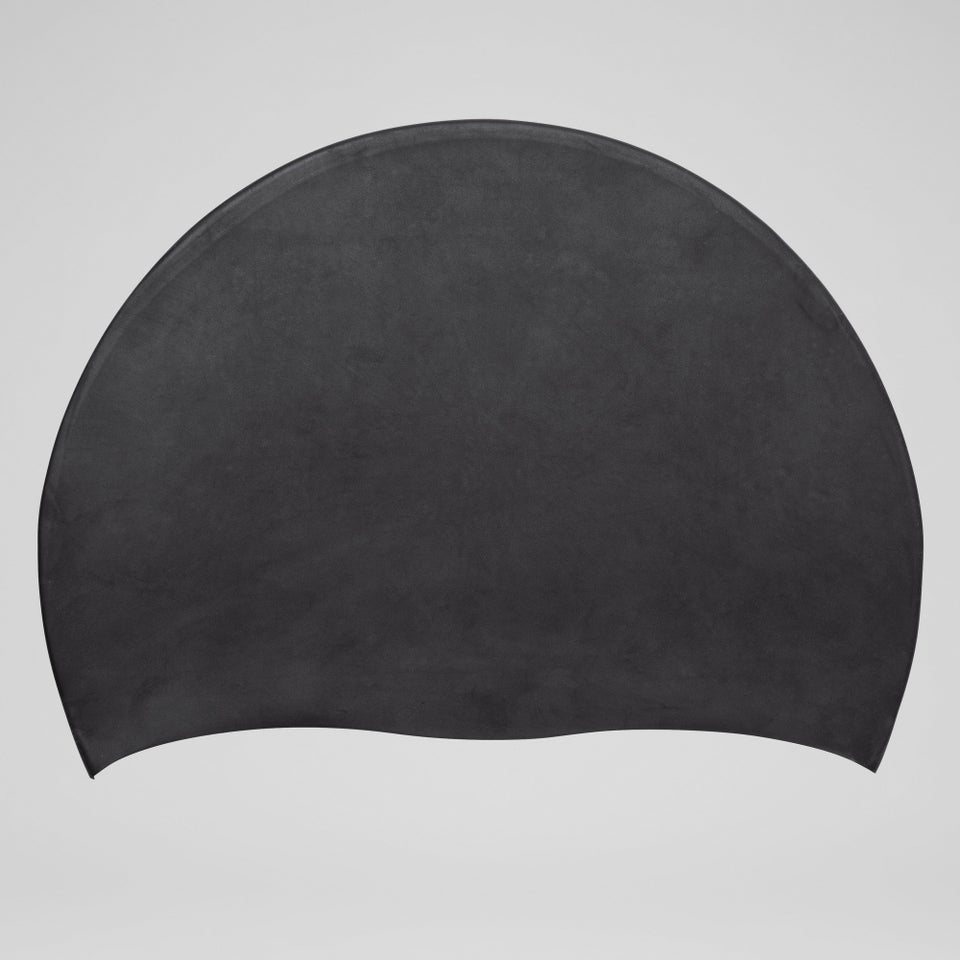 Junior Elastomeric Solid Silicone Cap Black