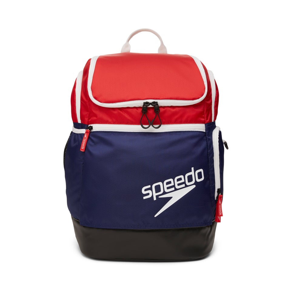 Sac à dos Teamster 2.0 unisexe, rouge/bleu marine