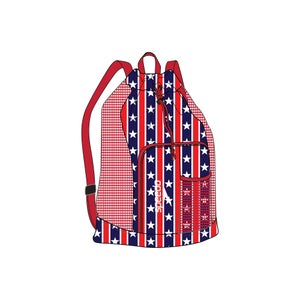 Printed Deluxe Ventilator Mesh Bag - Red Pigment | One Size