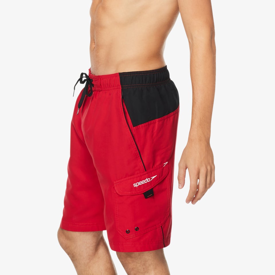 Men's Marina Sport Volley Swim Trunks Red