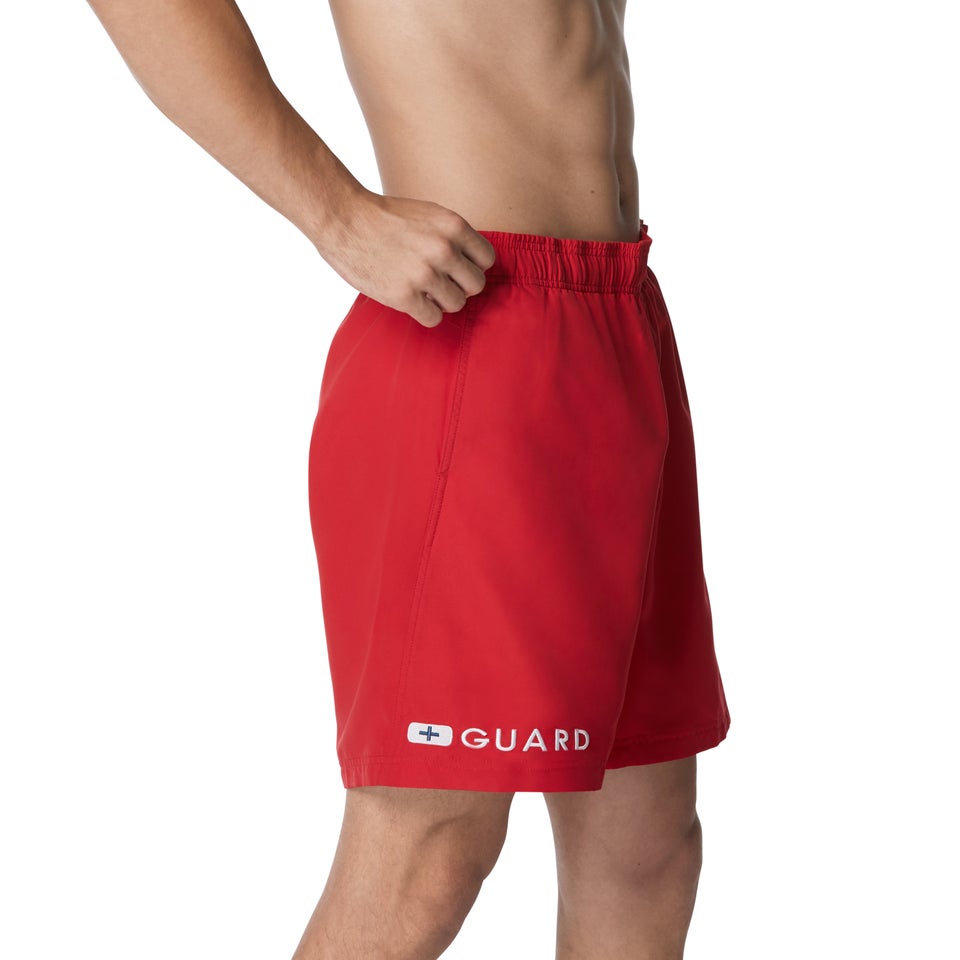 Men's Guard 19" Volley Swim Trunks Red
