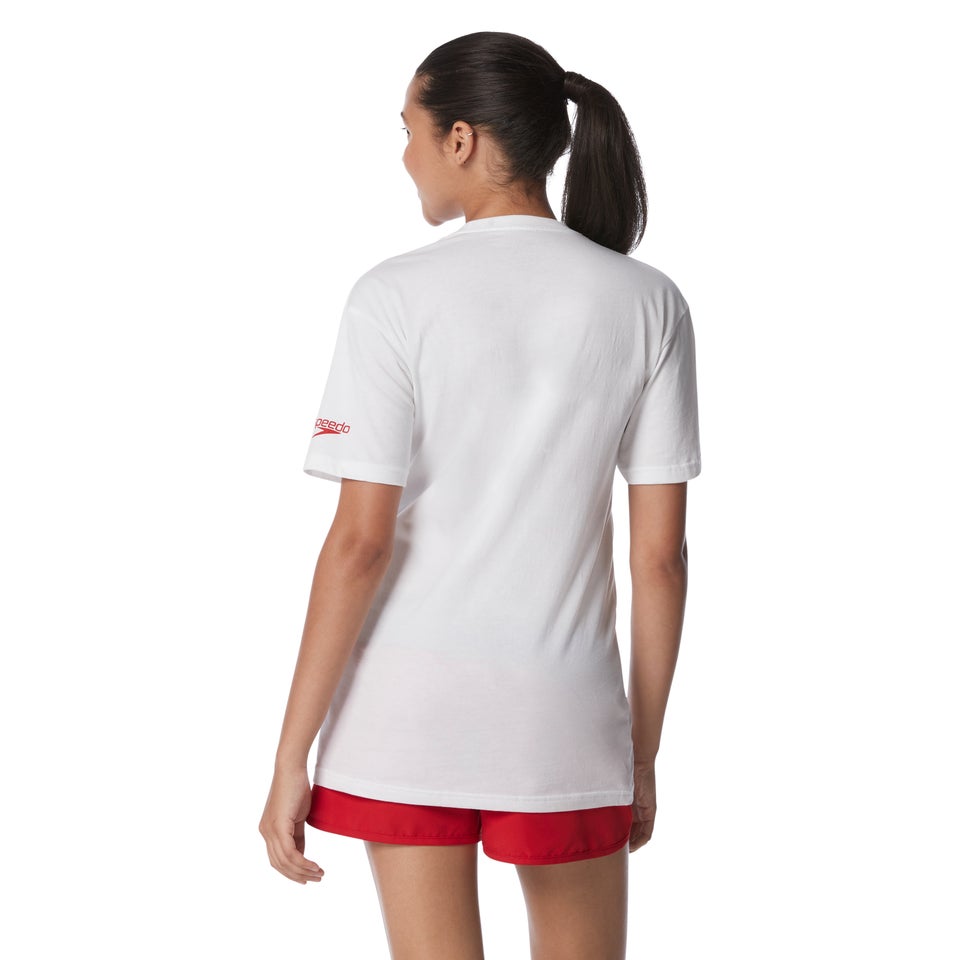 Unisex Adult Guard Crew Neck Tee White