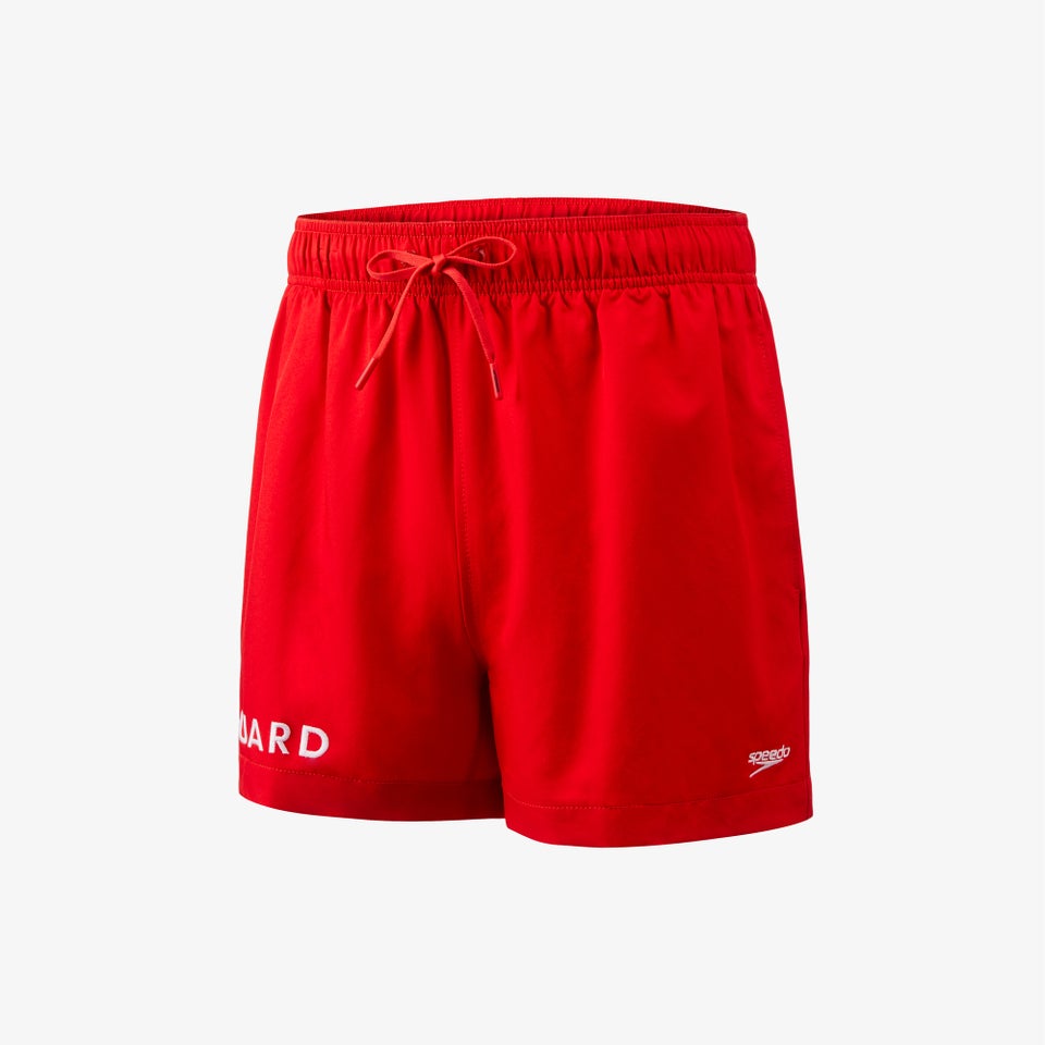 Men's Guard 14" Volley Swim Trunks Red