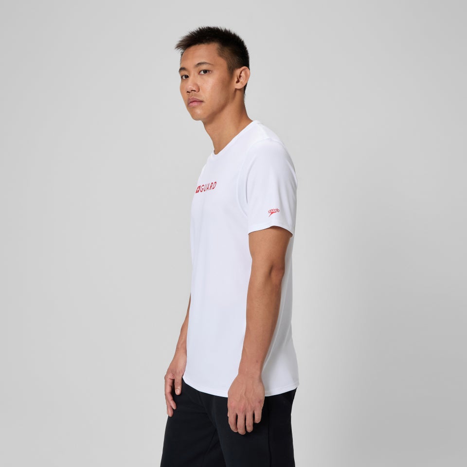 Men's Guard New Easy Short Sleeve Rashguard White