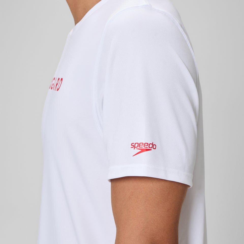 Men's Guard New Easy Short Sleeve Rashguard White