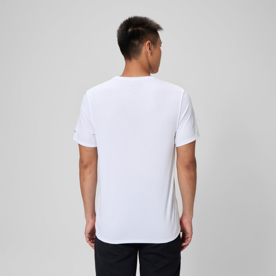 Men's Guard New Easy Short Sleeve Rashguard White