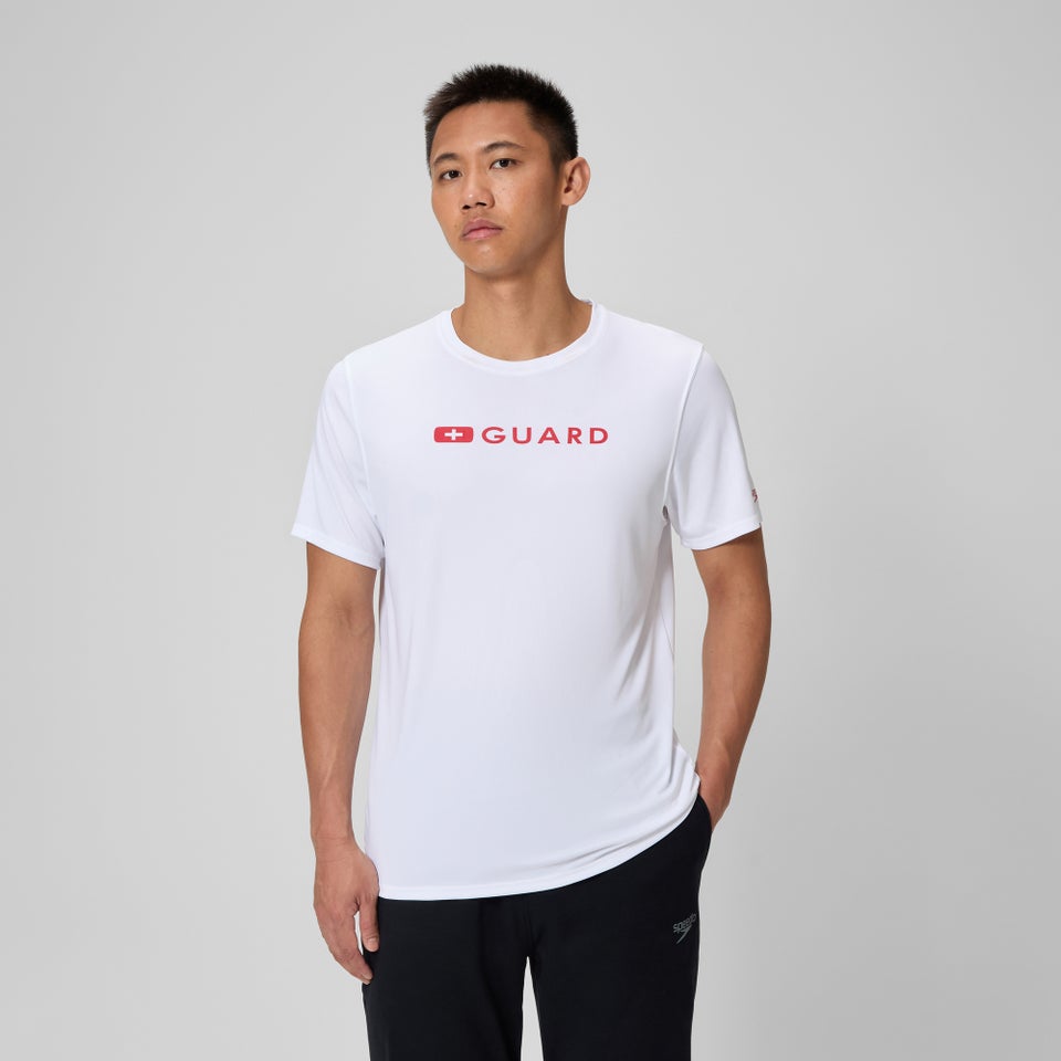 Men's Guard New Easy Short Sleeve Rashguard White