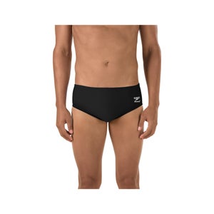Men's Solid Youth Brief Black