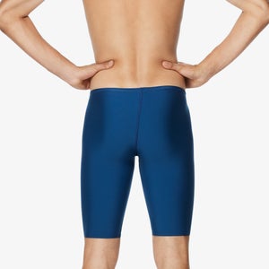 Cuissard de natation couleur unie adulte pour hommes, bleu marine/bleu