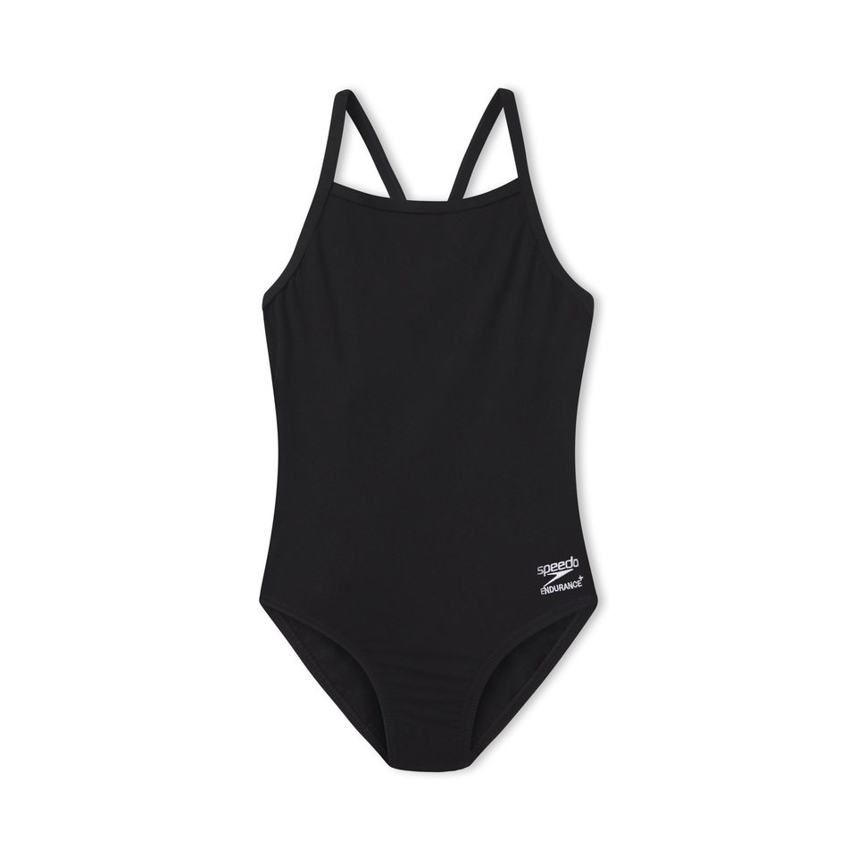 Women's Flyback Youth Training Suit One Piece Black