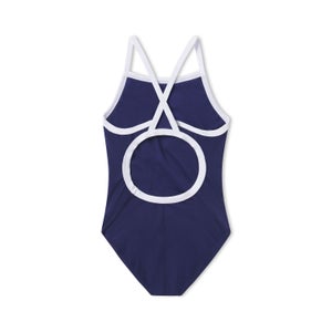 Girl's Endurance+ Flyback Training Suit One Piece Navy
