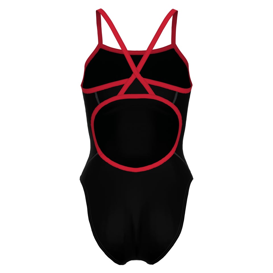 Women's Flyback Youth Training Suit One Piece - Red