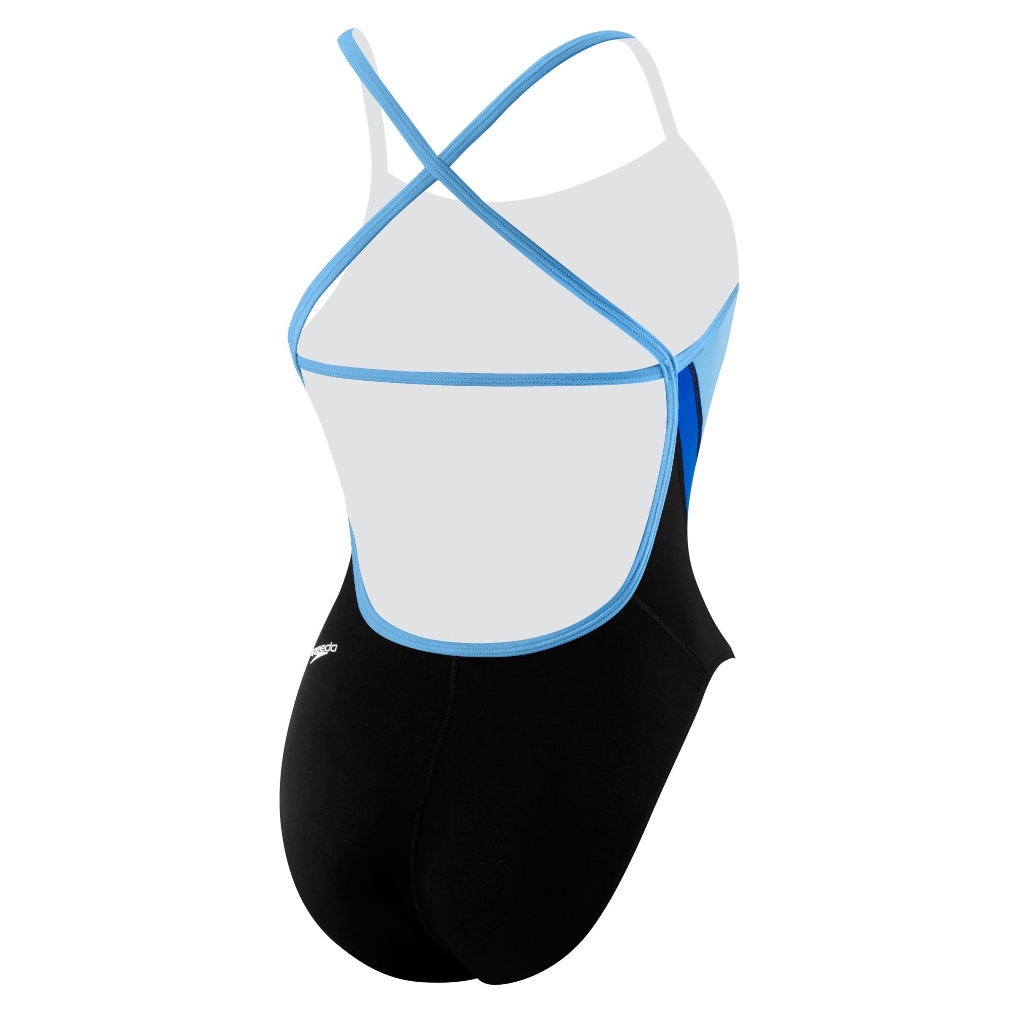 Girl's Youth Endurance+ Splice Cross Back One Piece Blue | Speedo USA