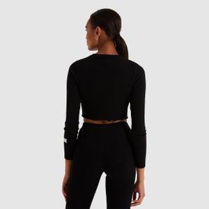 Women's Vez Crop Tee Black