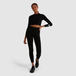 Women's Vez Crop Tee Black