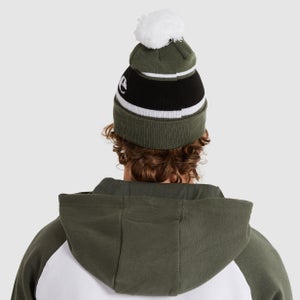 Pajo Pom Pom Beanie Au Dark Green