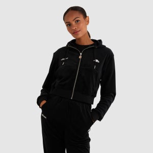 Kirsten Crop Hoody Black
