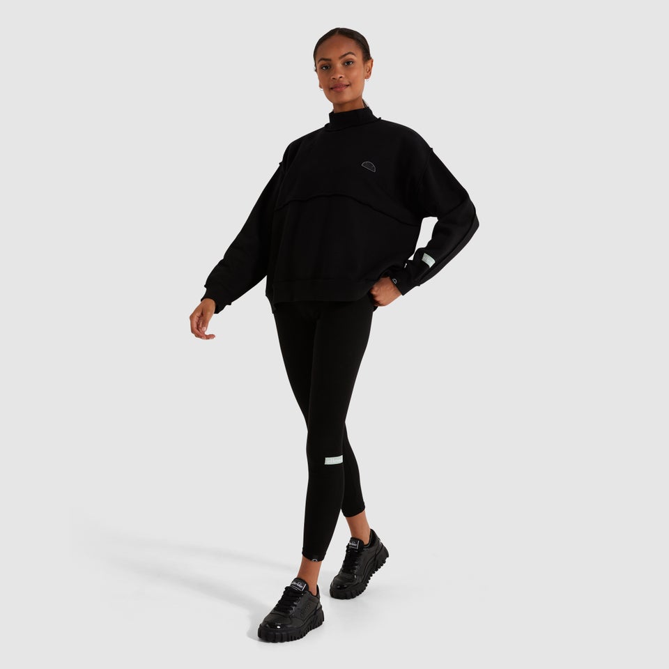 Women's Satana Oversized Sweatshirt Black