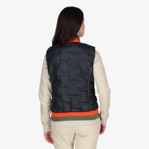 Imbottita Gilet Schwarz für Damen