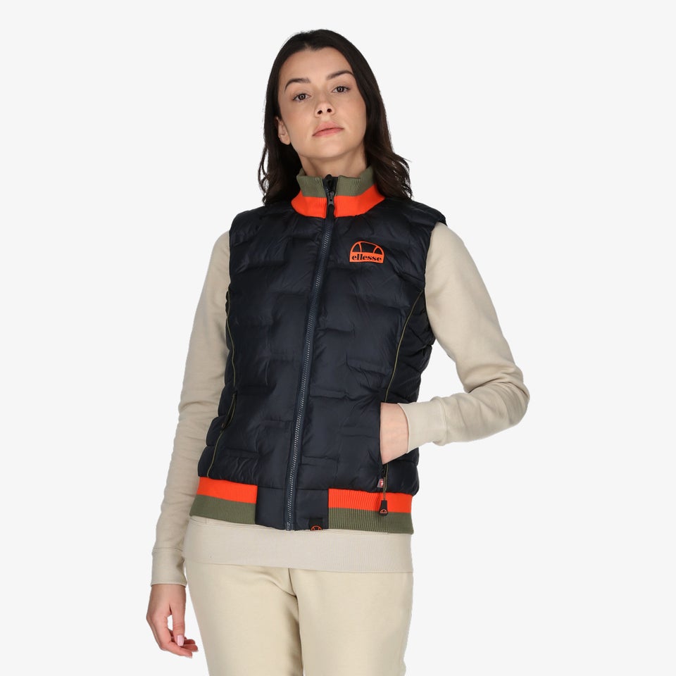 Imbottita Gilet Schwarz für Damen