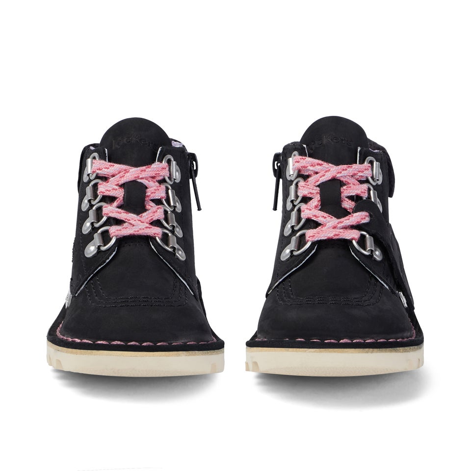 Infant Girls Kick Hi Winter Nubuck Black