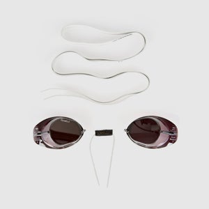 Adult Swedish Mirror Goggles Black/Silver