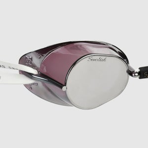 Adult Swedish Mirror Goggles Black/Silver