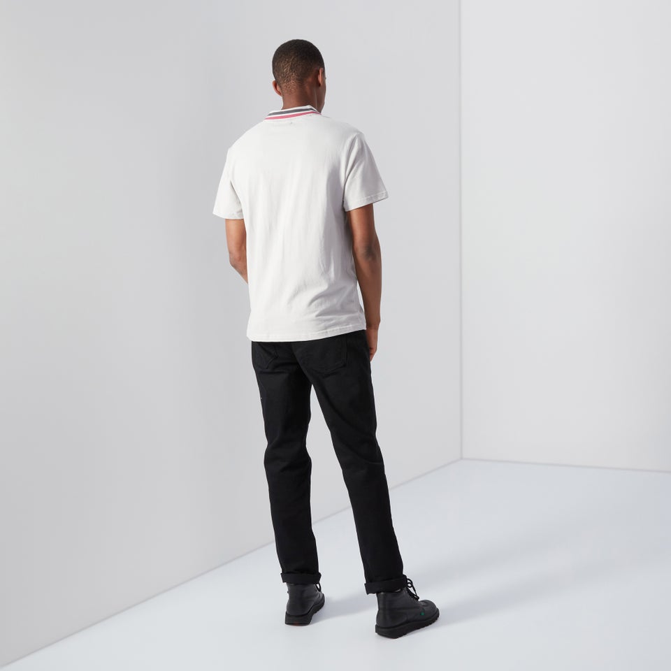 Men's Short Sleeve Polo Shirt Grey