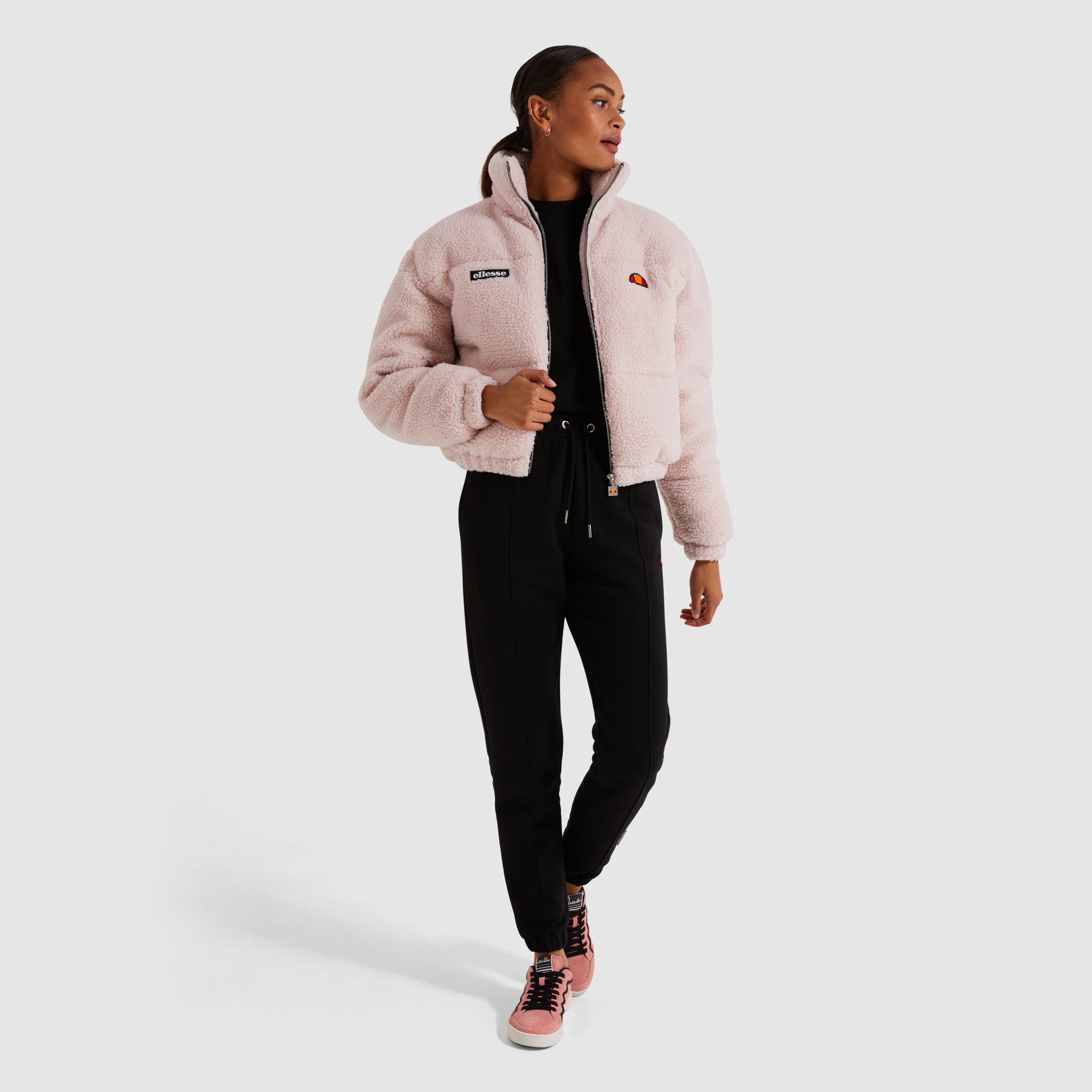 Justine Padded Jacket Light Pink | ellesse UK