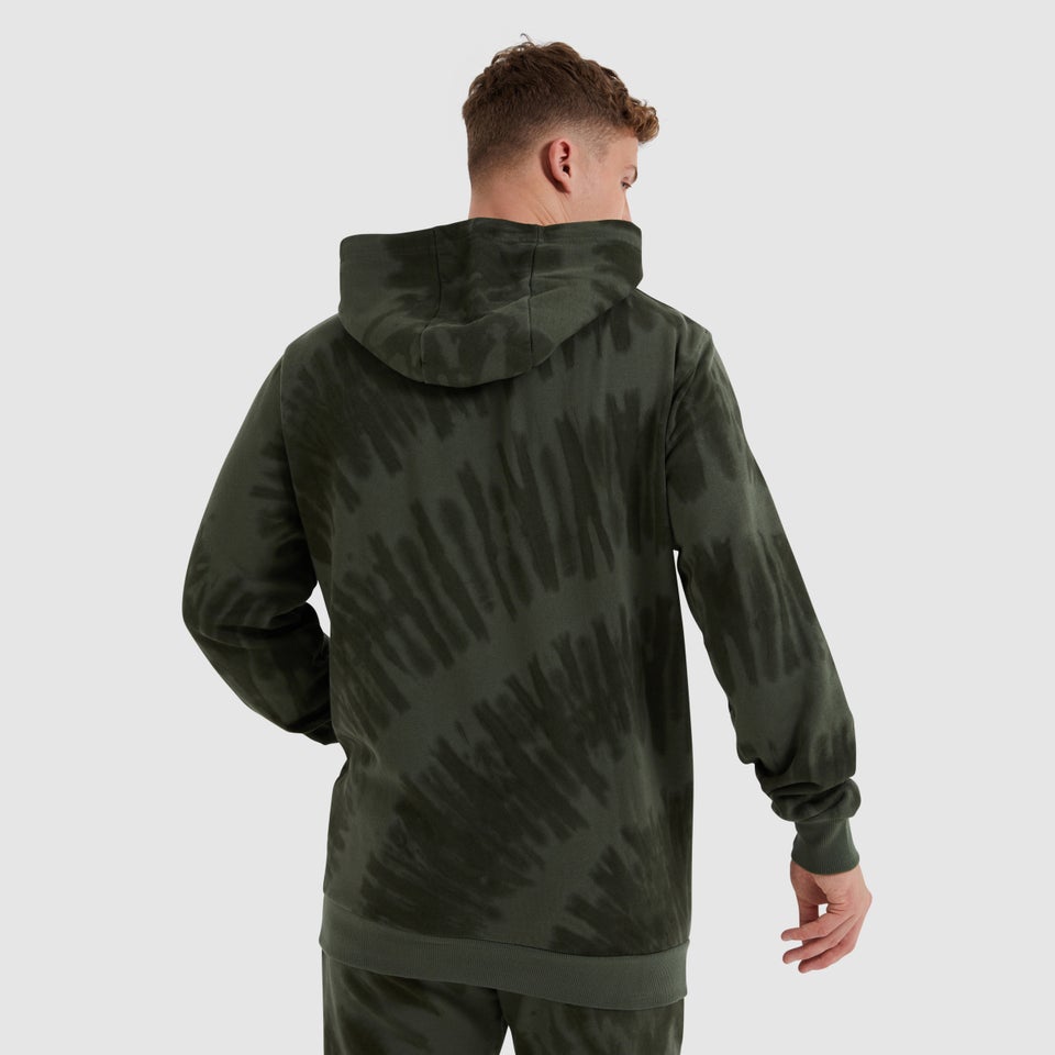 Men's Sl Gottero Tie Dye OH Hoody Dark Green