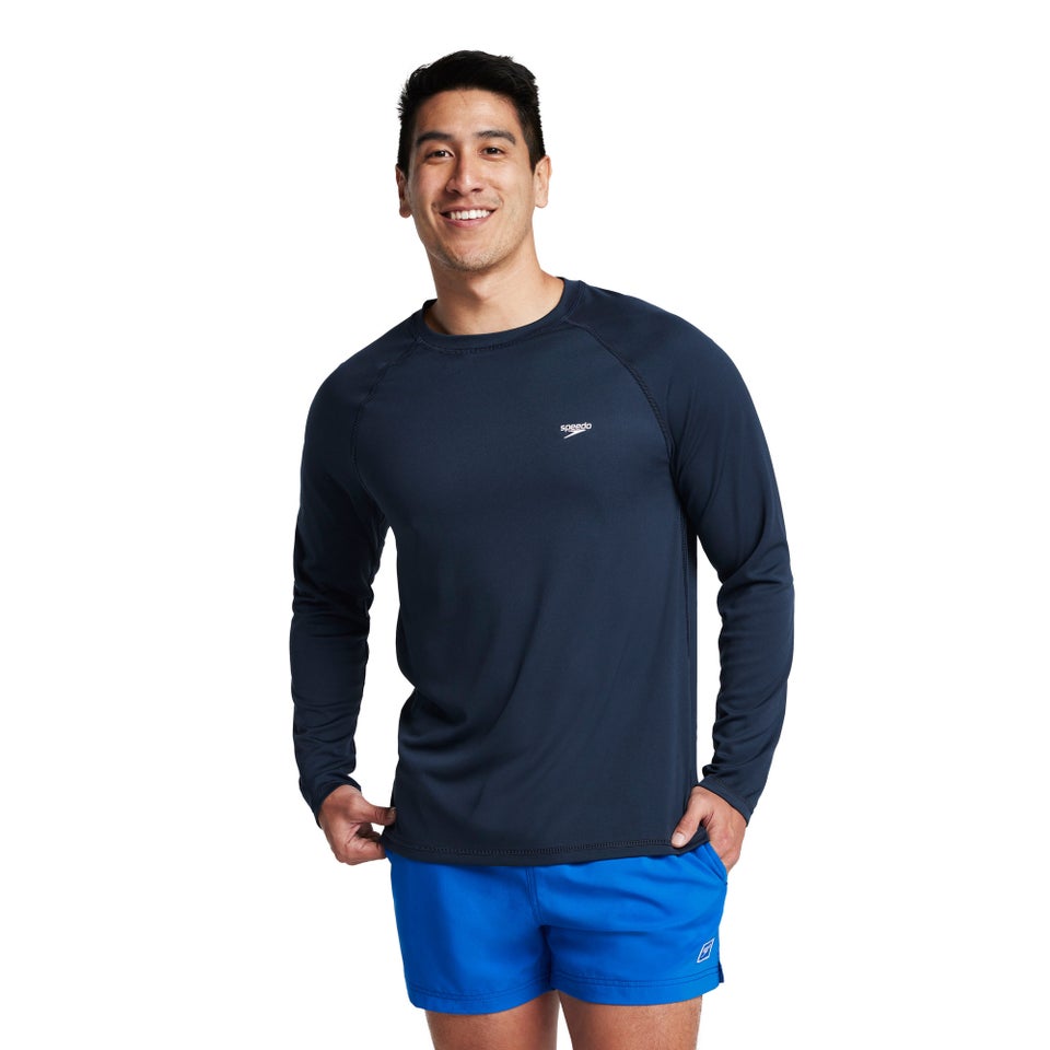 Men's Easy Long Sleeve Rashguard Navy