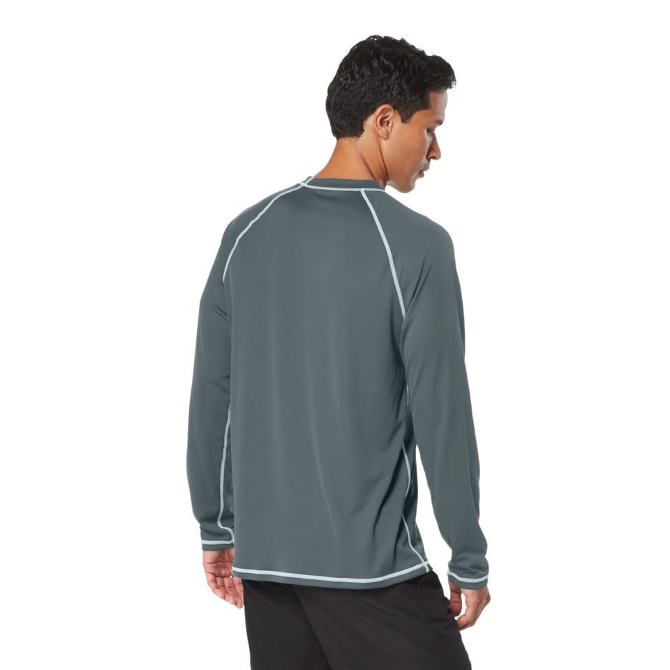 Men's Easy Long Sleeve Rashguard Gray