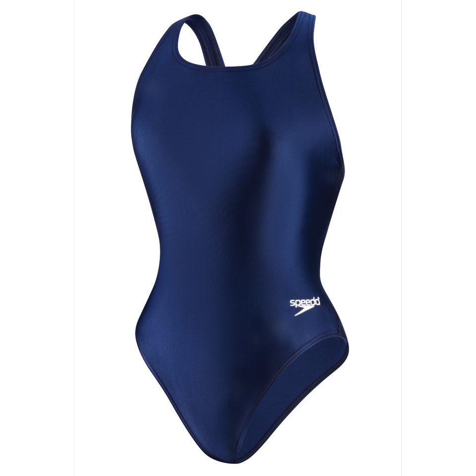 Girl's Solid Youth Super Pro One Piece Navy