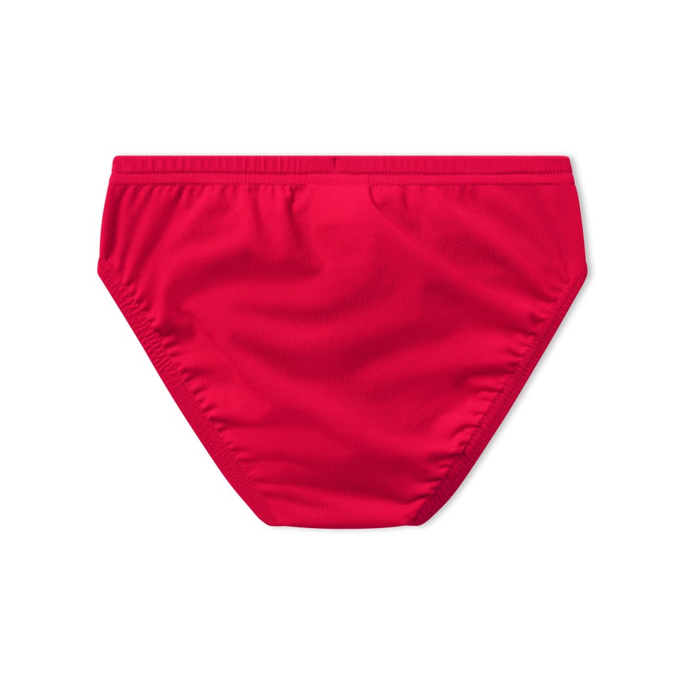 Boys Solid Powerflex Youth Brief Red