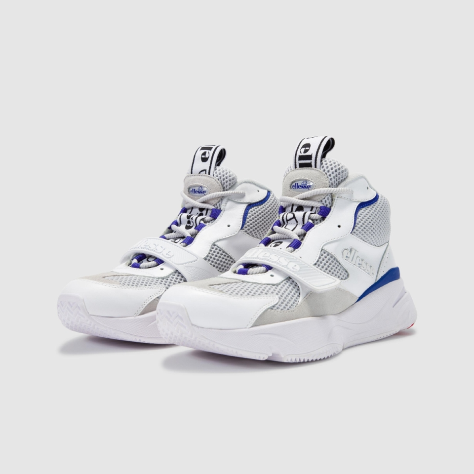 Mens Aurano Mid Trainer White/Blue