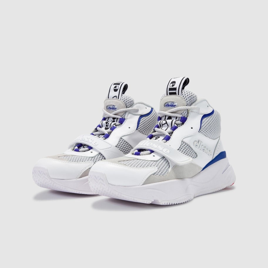 Mens Aurano Mid Trainer White/Blue