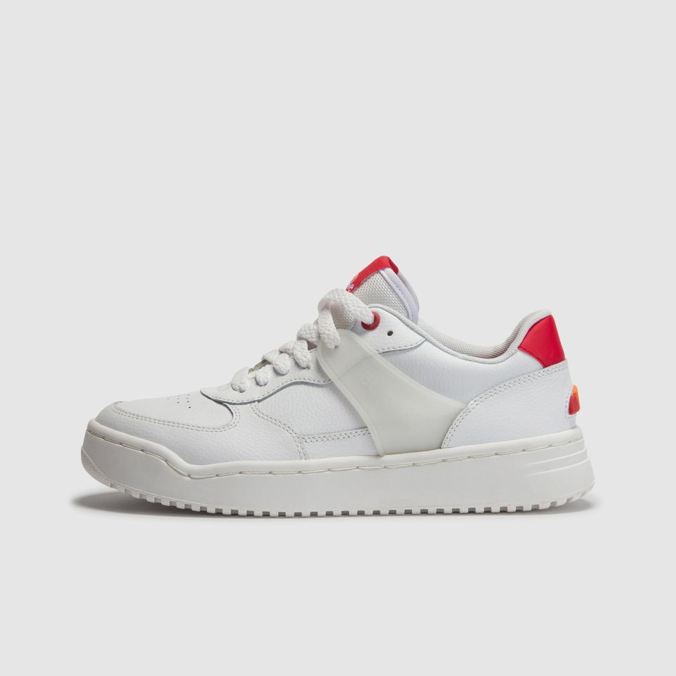 Bustino Sneaker Weiß/Rot für Damen