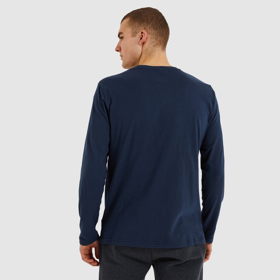 SL Grazie Langarm-T-Shirt Marineblau