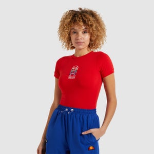 Riamona Bodysuit Red