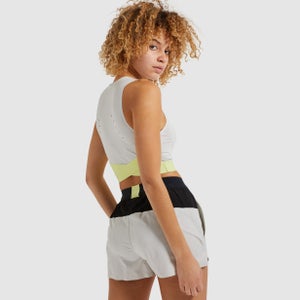 Tuttan Cropped Vest Top Light Grey