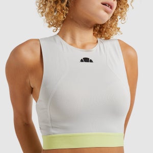 Tuttan Cropped Vest Top Light Grey