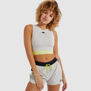 Tuttan Cropped Vest Top Light Grey