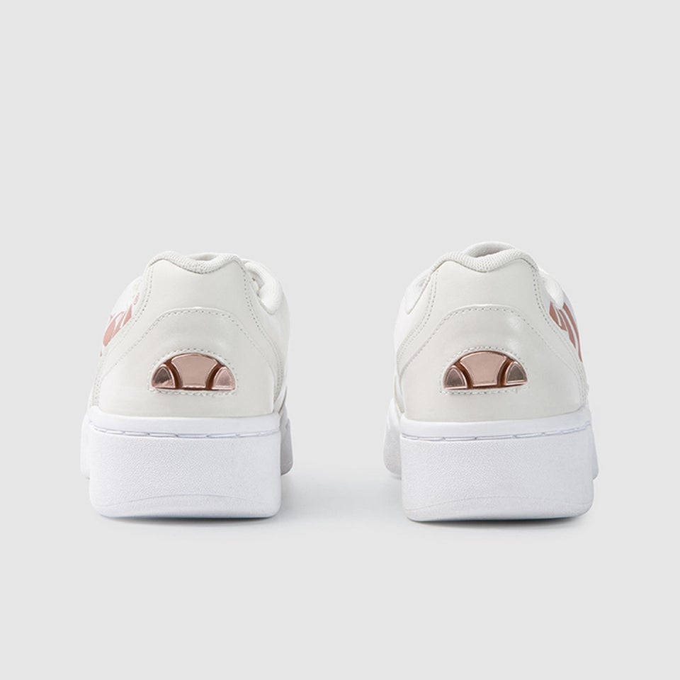 Womens Piacentino Trainer White Metallic