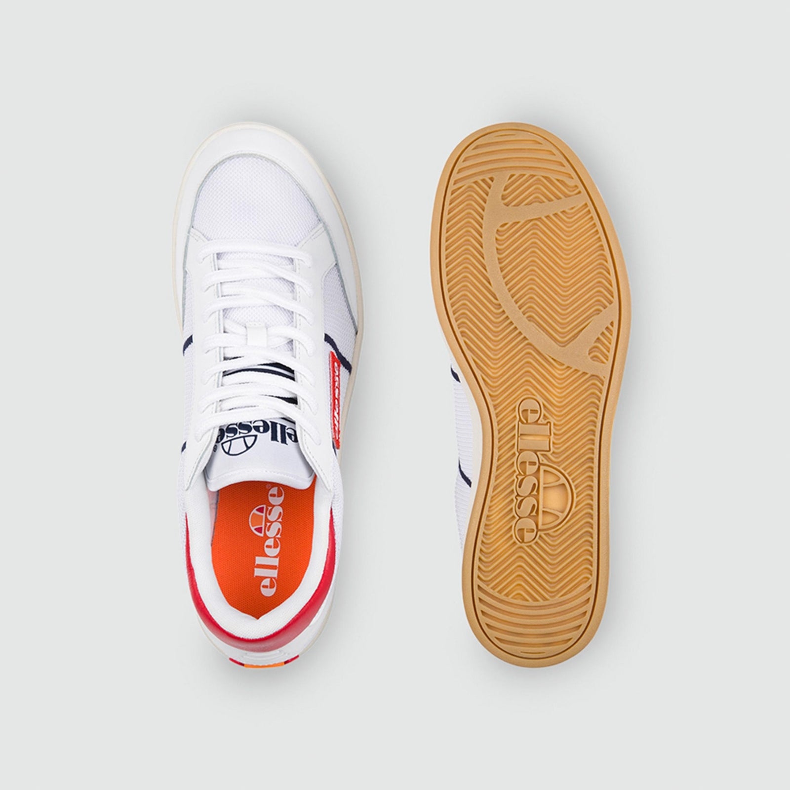 Mens Ls-81 Bdg Trainer White/Red | ellesse UK