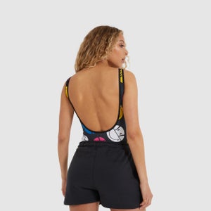 ellesse x SmileyÂ® Clounint Swimsuit Dark Grey