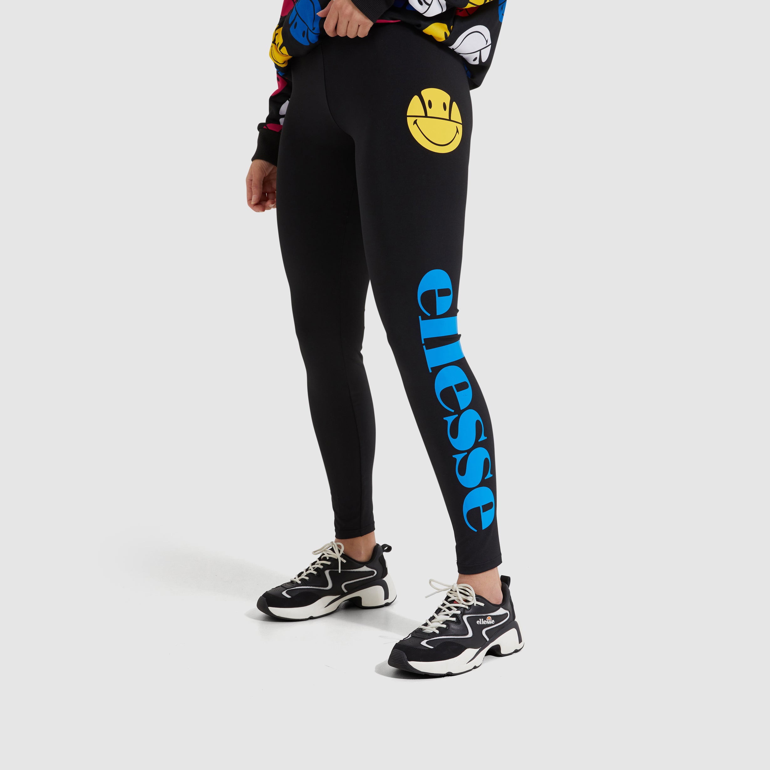 ellesse x SmileyÂ® Thrilton Legging Dark Grey | ellesse UK